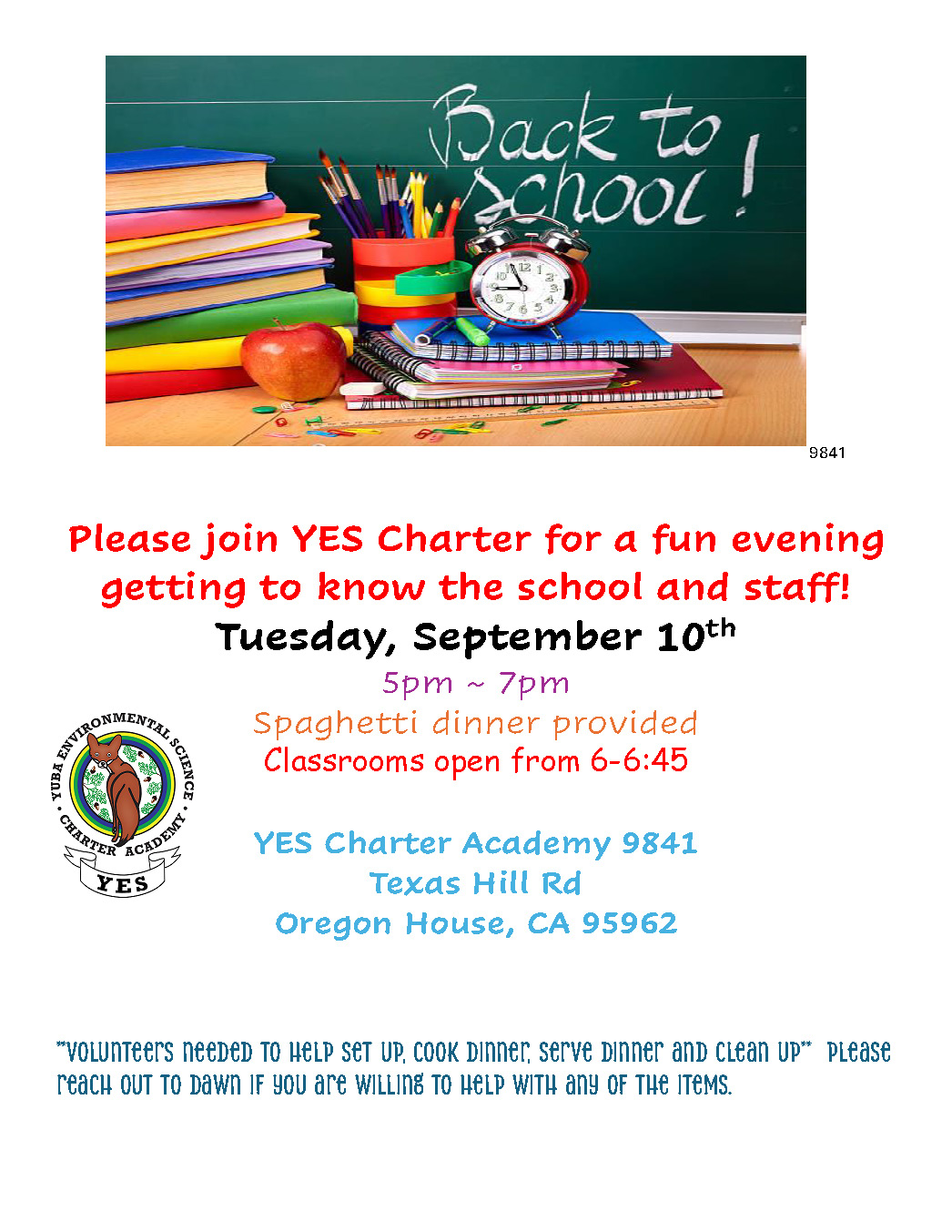 Back To School Night