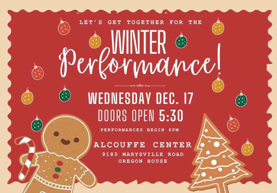 Wednesday Dec. 17! Doors open 5:30pm