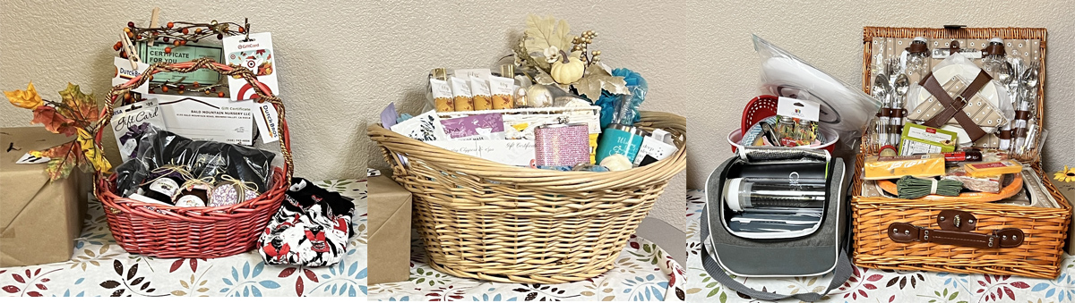 raffle baskets for the harvest festival