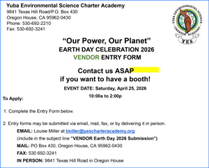 Earth Day Vendor Form 2026
