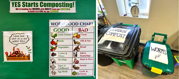 YES Charter Academy Worm Bin Project
